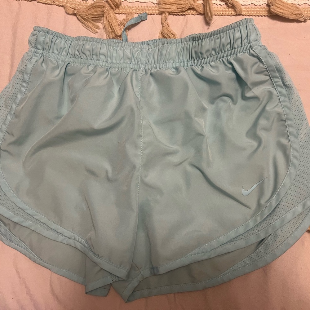 Nike Blue Athletic Shorts Lightweight Elastic Waist